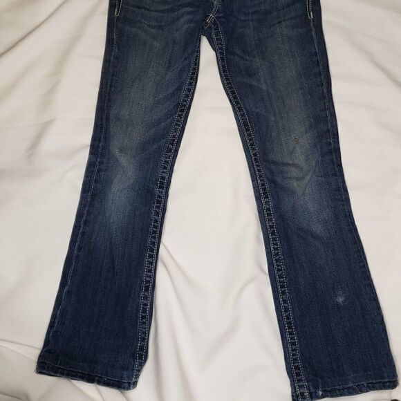 Miss Me | Bootcut Jeans with Black Lace Detail - Picture 7 of 7